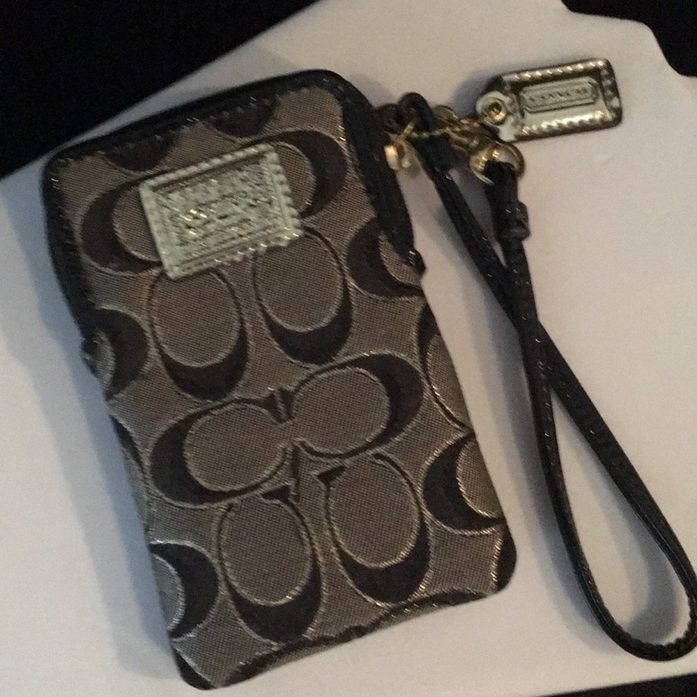 Coach Wristlet/ Cell Phone Holder